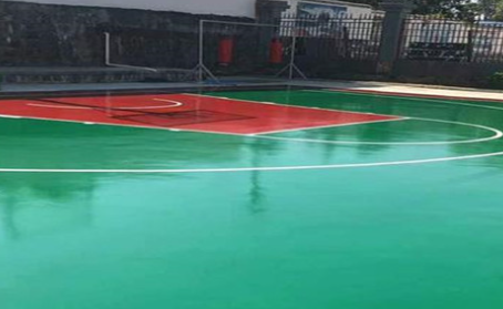 焦作篮球场翻新地面